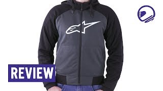 Alpinestars Chrome Sport motorhoodie review  MotorKledingCenter [upl. by Nipha]