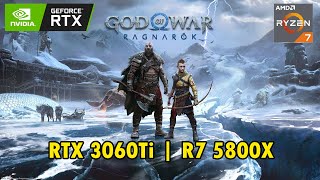 God of War Ragnarök  R7 5800x RTX 3060 Ti  1080p [upl. by Aket]