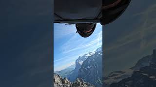 Flying east ridge of the Eiger travel extremesports skydiving adventure wingsuit flying [upl. by Forest]