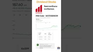 highest dividend paying stocks  motherson share dividend 2024  dividend stocks tamil stockmarket [upl. by Salangia]