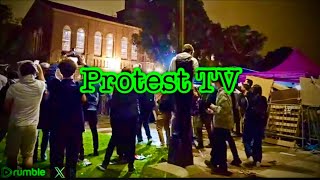 Protest TV  UCLA Clash at Pro Palestine Encampment  Night 1 [upl. by Tnahsarp591]