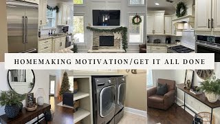 HOMEMAKING MOTIVATION  GET IT ALL DONE  LAUNDRY MOTIVATION  KITCHEN ORGANIZATION  DIY PROJECT [upl. by Ylicis221]