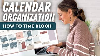 How I Organize My Google Calendar  The Best Time Blocking App for Scheduling  Productivity [upl. by Enaud660]