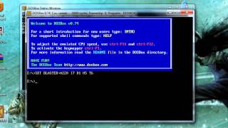 Dosbox használata windows7 és más windowsok alatt [upl. by Ecilef]