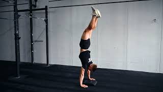 Free Standing Kipping Handstand Push Up [upl. by Edgardo596]