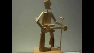 Timberkits Guitarist Wooden Automaton [upl. by Tadashi774]