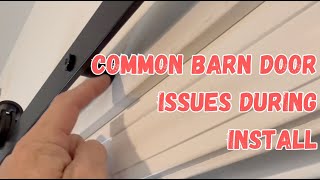 How to fixadjust barn doors [upl. by Yelrahc65]