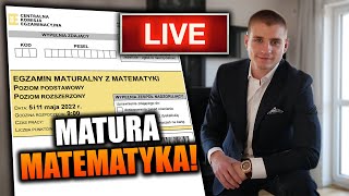 Matura Matematyka Podstawowa Maj 2022  Odpowiedzi Zapis Live [upl. by Agathy308]