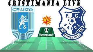 LIVE UNIVERSITATEA CRAIOVA  FARUL CONSTANTA  LIVE STREAM SUPERLIGA ROMANIEI  LIVE FARUL [upl. by Gora150]