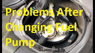 Common Problems After Changing Fuel Pump and How Fix Them [upl. by Annaear913]