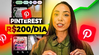 Como ganhar R200dia usando o PINTEREST  Ganhar dinheiro em casa pela internet usando o pinterest [upl. by Lorens369]