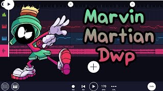 Fnf Vs Marvin Martian One Shot Takeover Marvin Dwp [upl. by Ahsikcin]