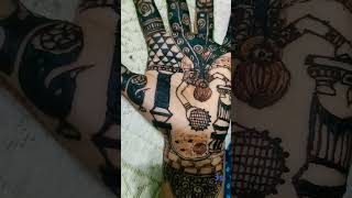 Practice 9happy karwachauthcelebration mehndi short [upl. by Klecka]