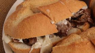 Homemade Cheesesteaks  Recipe  Laura Vitale  Laura in the Kitchen Episode 283 [upl. by Larok]