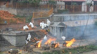 Covid victims cremated as Nepal sees surge in cases  AFP [upl. by Marti584]