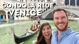 Gondola Ride in Venice And the BEST FREE view in all of Venice Italy [upl. by Aruabea88]