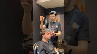 KIRIK FÖN AKIMINDA SON NOKTA‼️ilkererenhairstudio barbershop haircut keşfet hair foryoupage [upl. by Rolat]