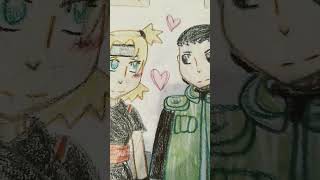 ShikaTema💚💛NejiOtaku shikamaru temari naruto shorts [upl. by Gaddi]