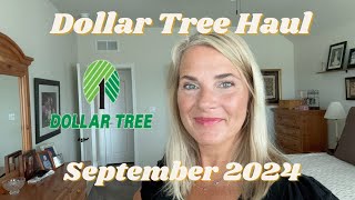 Dollar Tree Haul  September 2024 [upl. by Artimed]