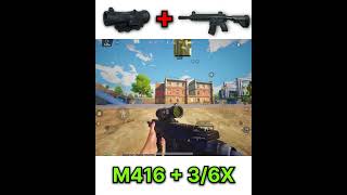 😱M416  6x Scope No Recoil Control Sensitivity ALL UPDATES  PUBG MOBILEBGMI🥵🔥 bgmi tranding [upl. by Naejeillib]