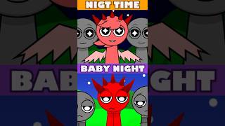 Incredibox Sprunki BABIES 🍼👶 VS Sprunki NIGHT TIME 🪙✨ All Characters [upl. by Boccaj]