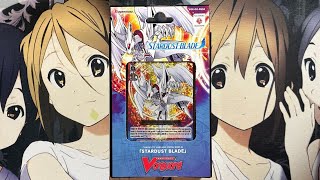 Opening My Cardfight Vanguard Stardust Blade Special Series 04 Deck English [upl. by Sevy]