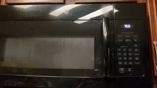 GE JVM3160DFBB 30quot OvertheRange Microwave Oven Quick Review [upl. by Beore942]