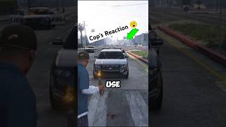 if You Use Molotovs or a Flamethrower on Cops Cars with quotNo Wantedquot Cheat in GTA Games gta gta5 [upl. by Genet]