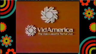 Retro 1980  VidAmerica Intro  Opening  Video Rentals [upl. by Elpmid]