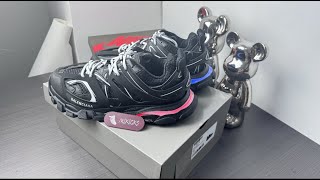 BALENCIAGA TRACK RUNNER LED UNBOXING FROM THE BEST REP SITE [upl. by Koss]