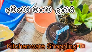 ලාබෙට ගත්ත Kitchenware Items 🍳 Kitchenware Shopping Haul🇱🇰 [upl. by Ahtennek107]