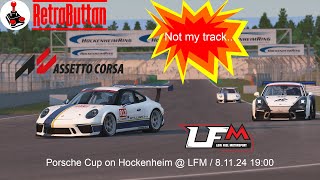 Porsche Cup on Hockenheim  LFM  81124 1900  Not my track [upl. by Fagan]