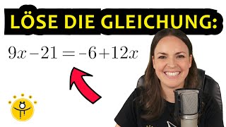 Lineare GLEICHUNGEN lösen einfach erklärt – Gleichung nach x auflösen [upl. by Oninotna]