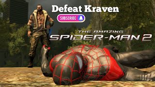 Defeat Kraven The Hunter  The Amazing Spiderman 2 Walkthrough 4 [upl. by Dnalel]