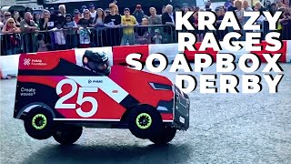 Krazy Races Soapbox Derby Racing Stockport [upl. by Nyladgam351]