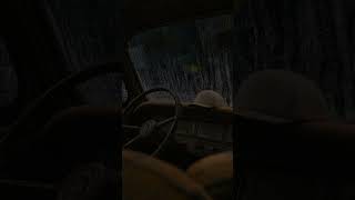 Inside the Car in Jurassic World  Rain Thunder amp Roaring Dinosaurs [upl. by Emilia43]