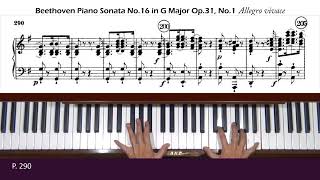 Beethoven Piano Sonata No 16 in G Major Op 31 No 1 Allegro vivace Tutorial Part 3 of 3 [upl. by Wende]