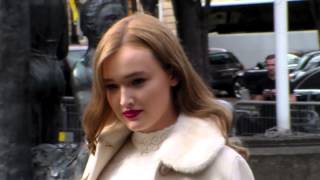 Maddison BROWN  Paris 7 october 2015 Fashion Week show Miu Miu [upl. by Telimay]