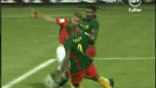 Zidans assist in African Cup Of Nations final 2008  Egypt vs Cameroon 10 [upl. by Kessel837]