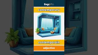 🇬🇧🇫🇷 contemporary  contemporain  learn English  apprenons langlais [upl. by Lombard]