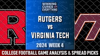 Rutgers vs Virginia Tech Picks amp Prediction Against the Spread 2024 College Football Analysis [upl. by Barsky]