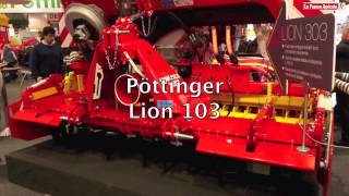 Travail du sol  la herse rotative Lion 103 de Pöttinger [upl. by Fleece122]