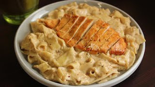 Cafe Style Alfredo Pasta❀ Recipe By Chef Hafsa [upl. by Lodnar559]