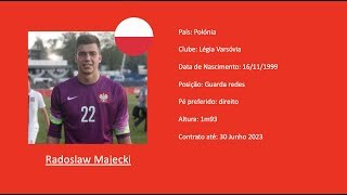 Radoslaw Majecki AS Monaco  Legia Highlights [upl. by Nylkoorb822]