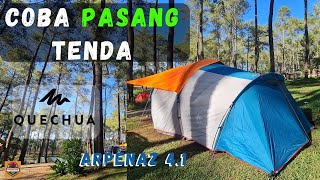 Set up Arpenaz 41 Family Tent  Pasang tenda arpenaz Family 41 [upl. by Mela]