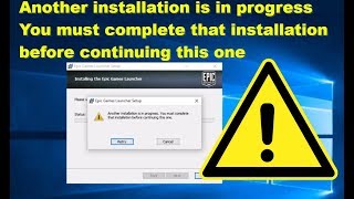 How to fix quotAnother installation is in progressquot error [upl. by Tadio]