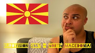 Eurovision 2007 North Macedonia reaction  14th place “Mojot Svet” Karolina [upl. by Pammy]