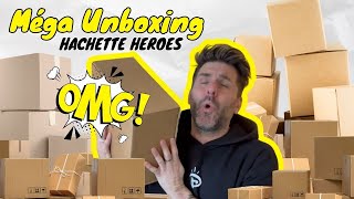 MEGA UNBOXING toutes les sorties de mars  Hachette Heroes [upl. by Hollander]