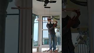 Hanging light making at home how to make hanging lamps for living room do it yourself [upl. by Otirecul]