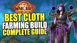 How To Make HUGE Gold With Tailoring and Enchanting  BEST Cloth Farm Build in War Within [upl. by Atikkin]